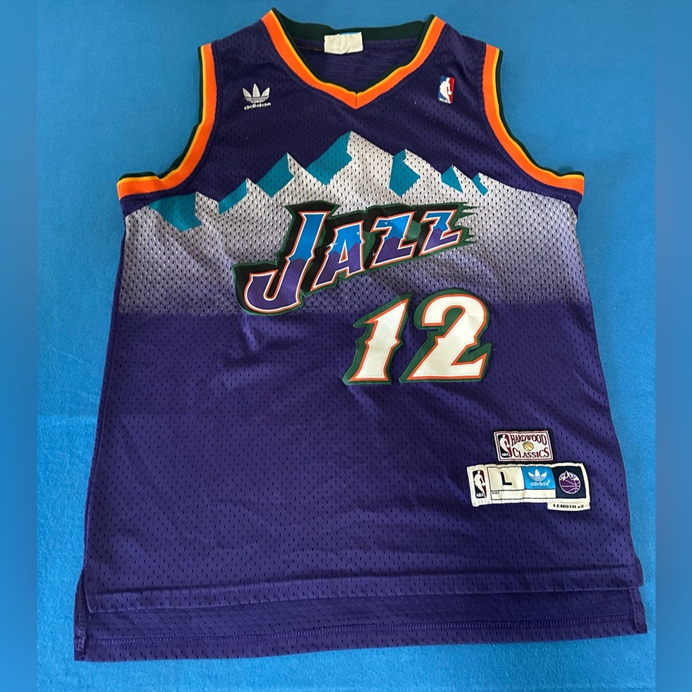 Utah Jazz Basketball Jersey Stockton